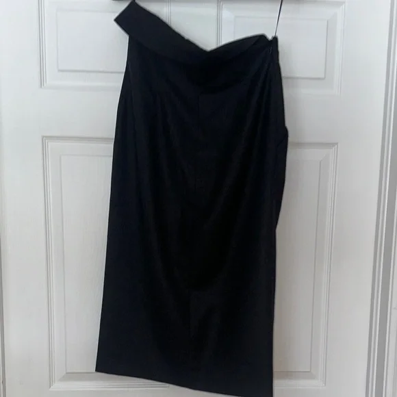 Jil Sander Asymmetrical Charcoal Skirt - Picture 6 of 9